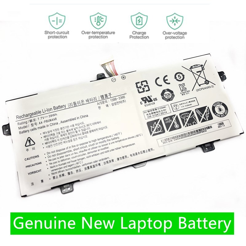 ONEVAN New 7.7V 39WH Original AA-PBUN4AR battery Apply to SAMSUNG Notebook 9 Spin NP900X5L 940X3L la