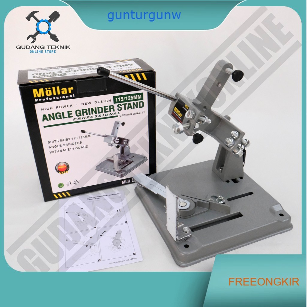 Dudukan Mesin Gerinda MLR25600008 MOLLAR - Angle Grinder Stand MOLLAR - Dudukan Grinda Mollar AGS115