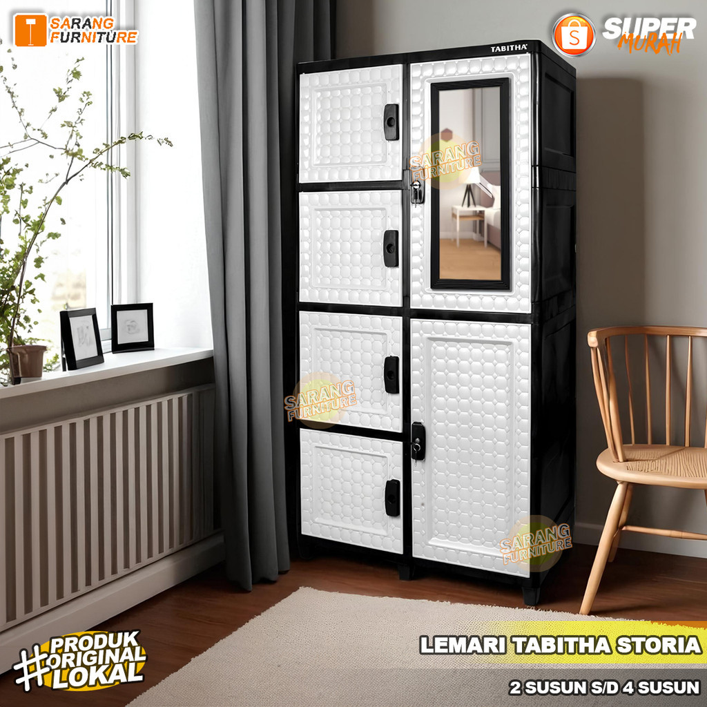 Lemari Serbaguna Lemari Pakaian Tabitha Storia Lemari Plastik Lemari Buku Lemari Serbaguna Murah