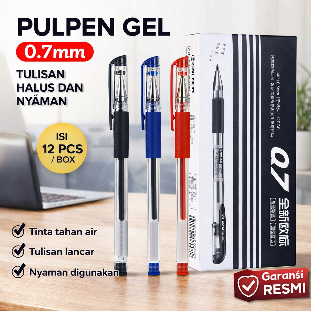 PULPEN LUSIN GEL / COD 1 LUSIN PULPEN GEL / PULPEN AIR BERBAGAI WARNA