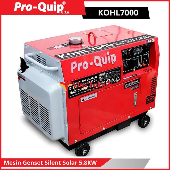 Genset Silent Silent Diesel Genset Generator 5000watt Proquip KOHL7000