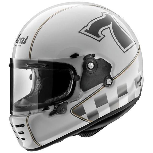 Helm Full Face - Arai Rapide Neo Cafe Racer White Original