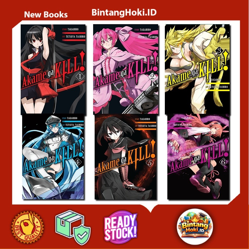 Komik Manga Akame ga Kill Vol. 1 - 15 | Bahasa Inggris ( English )