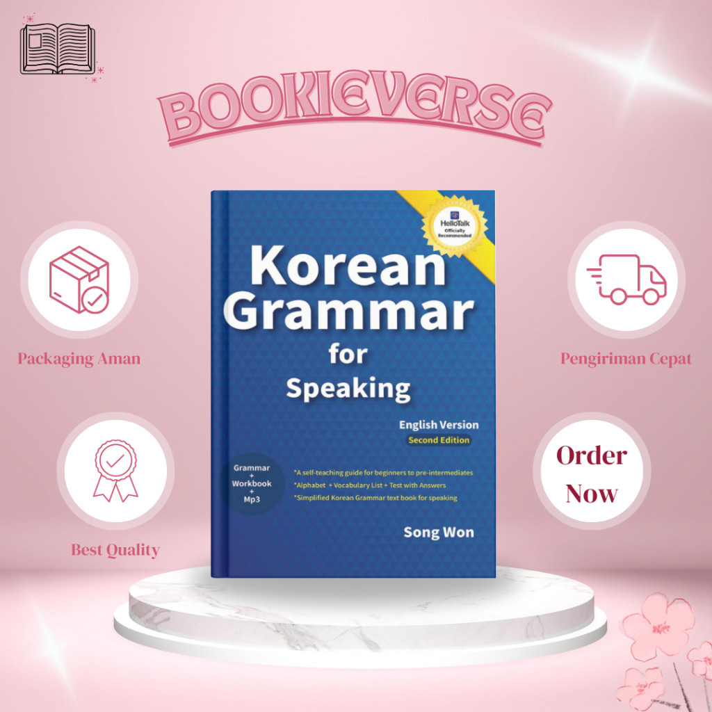 Buku Belajar Bahasa Korea | Korean Grammar For Speaking - Second Edition