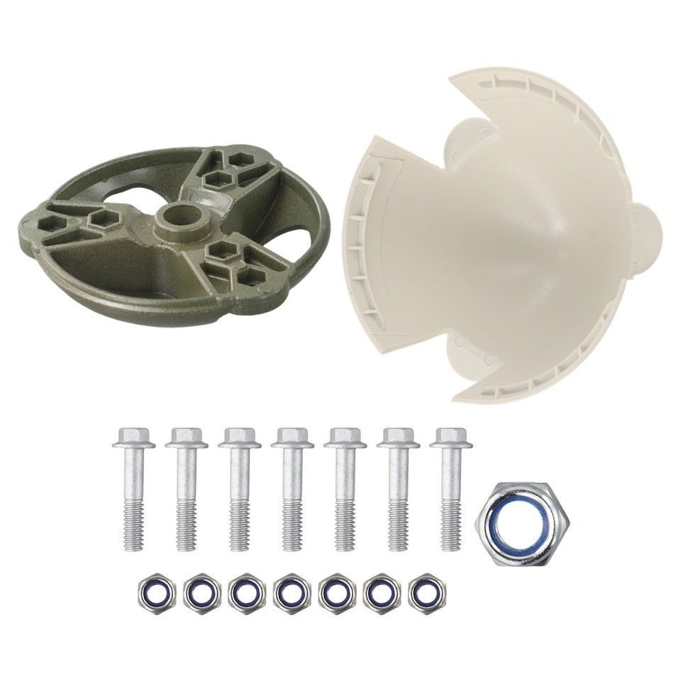 Wind Turbine Wheel Hub Cap DIY With 3/5/6 Blade Screws And Nuts Kit For Wind Turbine Stainless Steel