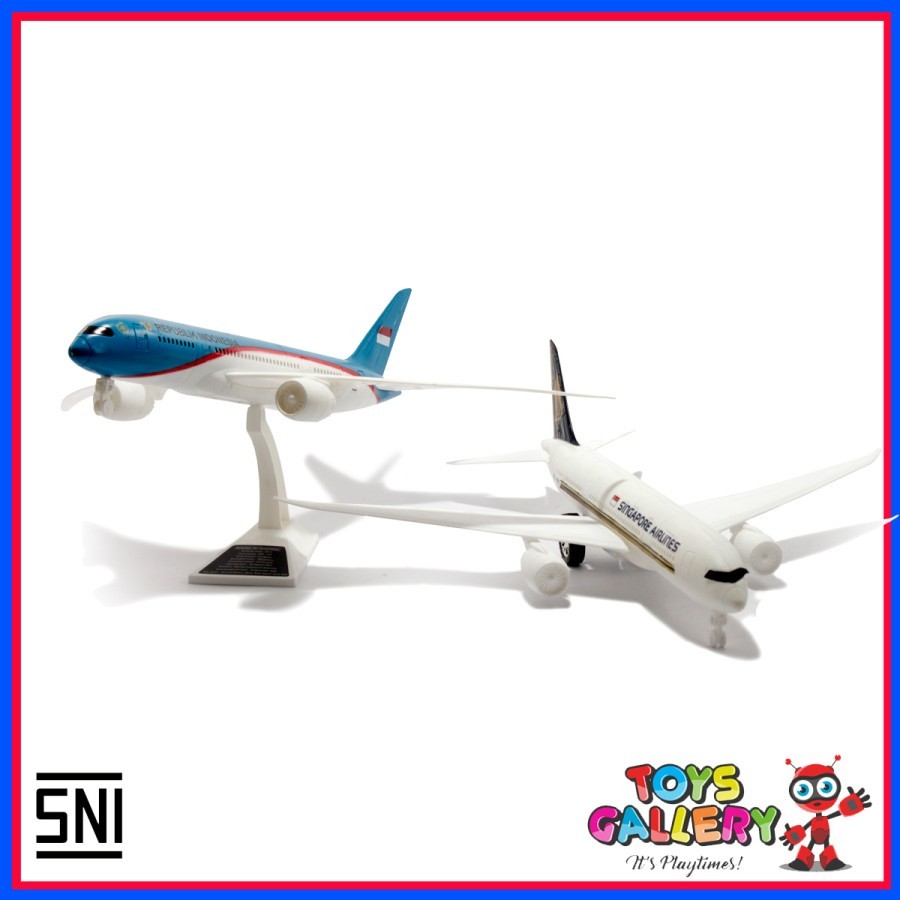 Terbaru ReadyPesawat Mainan Pesawat Singapore airlines Boeing Pesawat Pajangan