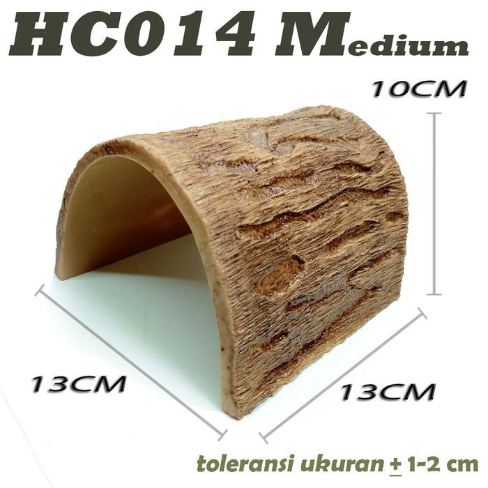 HC014 GOA HIDING CAVE PLACES MEDIUM HIDINGCAVE TEMPAT SEMBUNYI REPTILE RUMAH TORTOISE KURA-KURA DARA