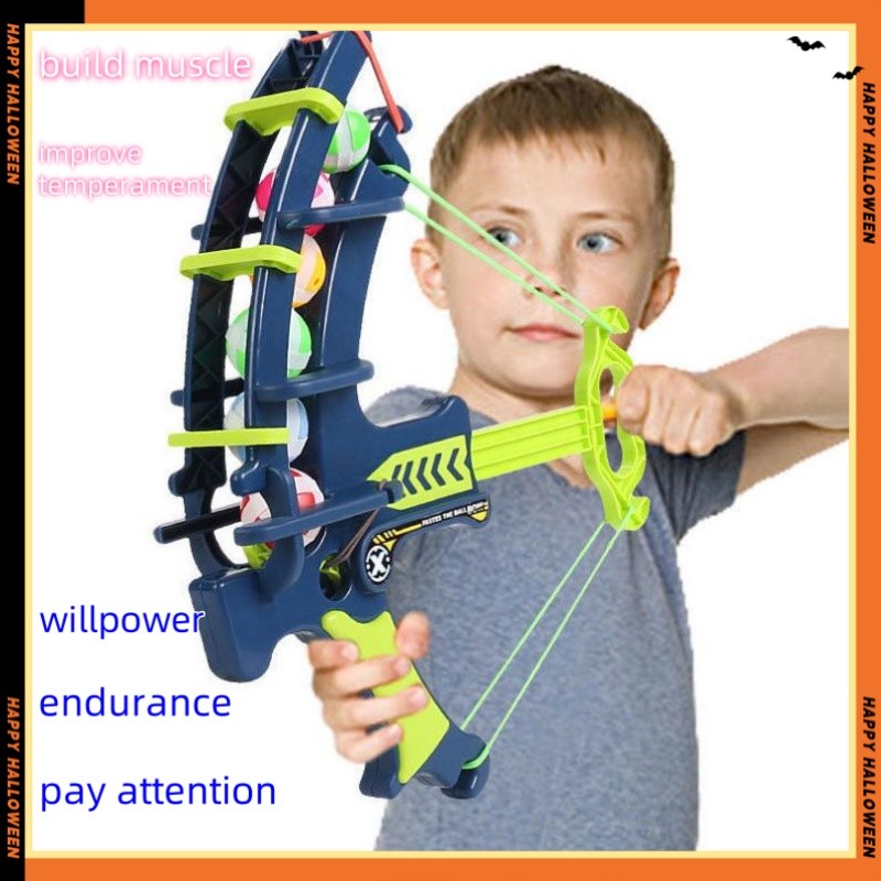 Catapult Sticky Ball Bow & Arrow Target, Parent-Child Interactive Throwing & Shooting Dart Board Gam