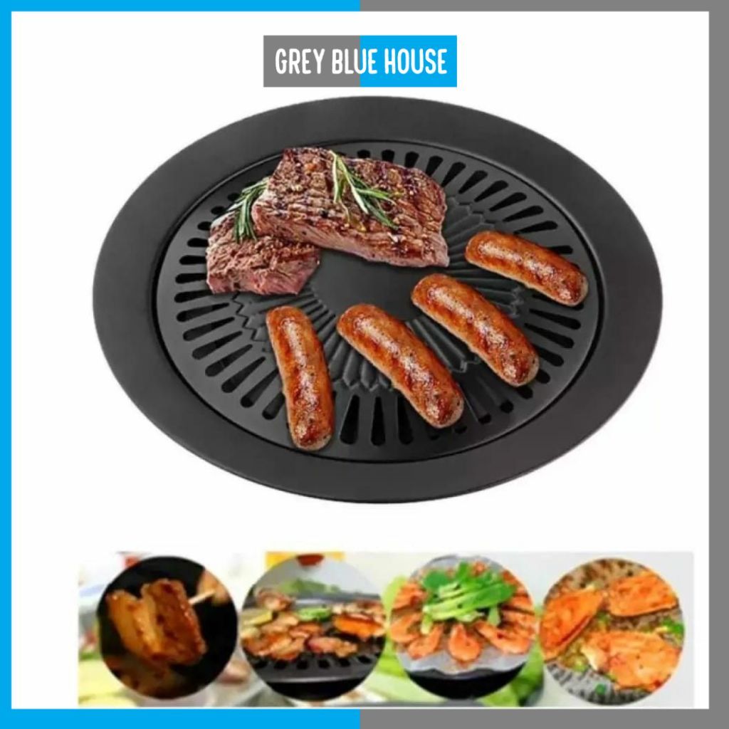 Ultra Grill Pan 32cm TD - Plat Panggangan BBQ Rumah Praktis & Cepat