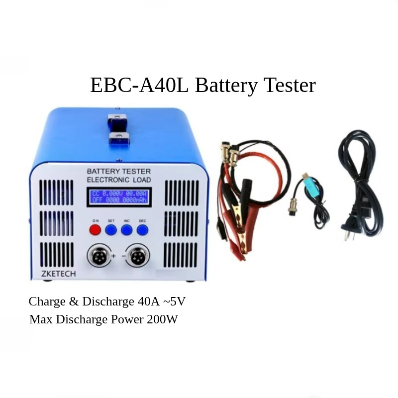 ZKETECH EBC-A40L alat test kapasitas baterai lithium charge discharge LiFePO4 Li-Ion LTO Battery Tes
