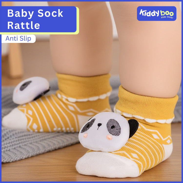 Kaos Kaki Bayi Anti Slip 0 - 9 Bulan Kaos Kaki Bayi Newborn Kaus Kaki Boneka Lucu 3D