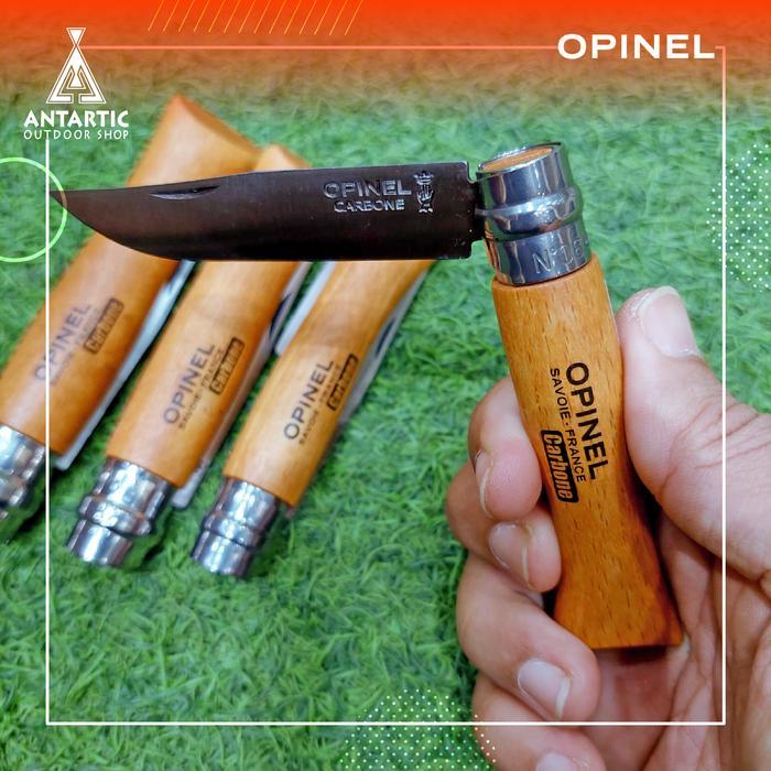 OPINEL Carbone - Pisau Camping Survival - No.6