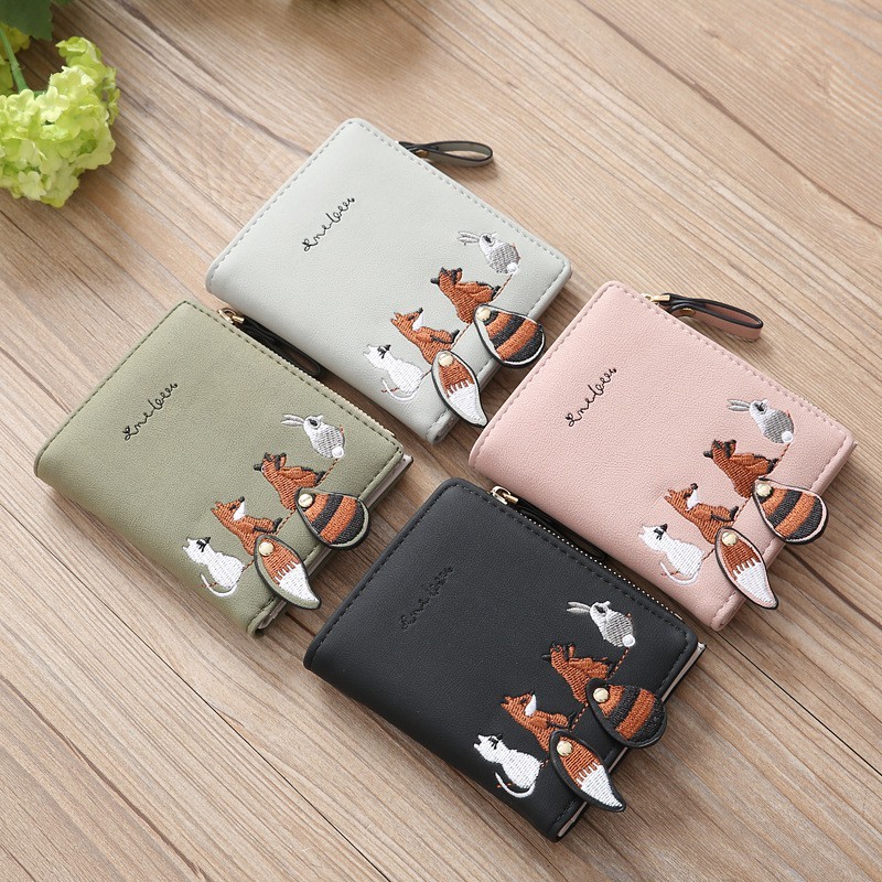 Dompet Anak Perempuan Cewek Lucu Dompet Wanita Pendek Lipat