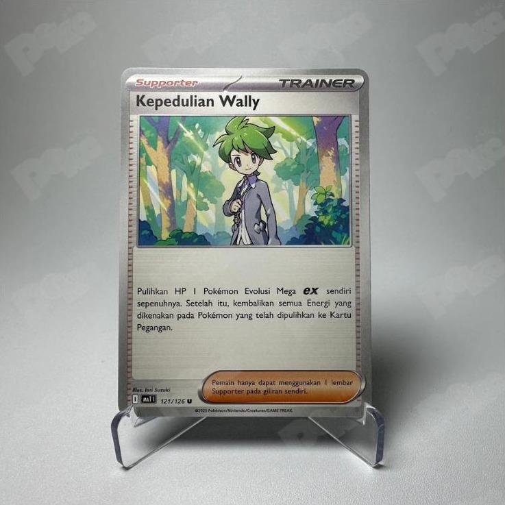 Kartu Pokemon TCG Indo - Kepedulian Wally MA1 | 121/126 U
