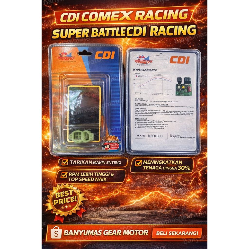 CDI SHOGUN KEBO NON LIMITER PNP GL NEOTEC MEGAPRO