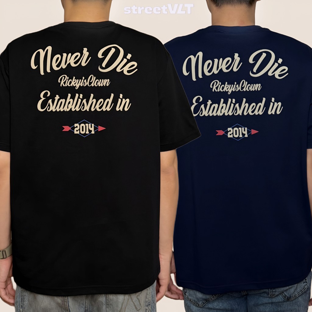 HOT RIC Ricky is Clown Never Die Suede Foam Tee