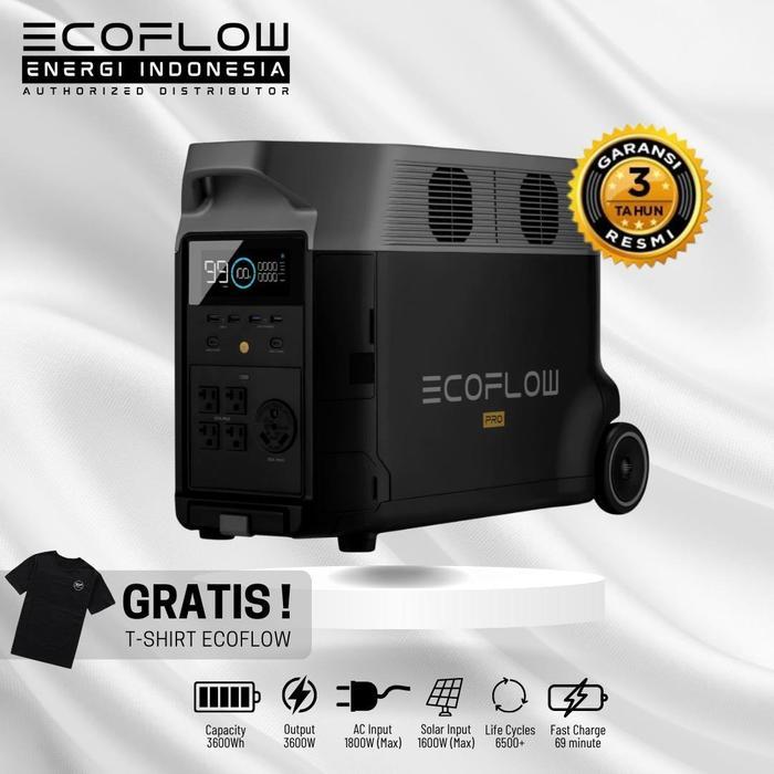 ECOFLOW DELTA PRO Power Station Genset Listrik Tenaga Surya 3600W - DELTA PRO