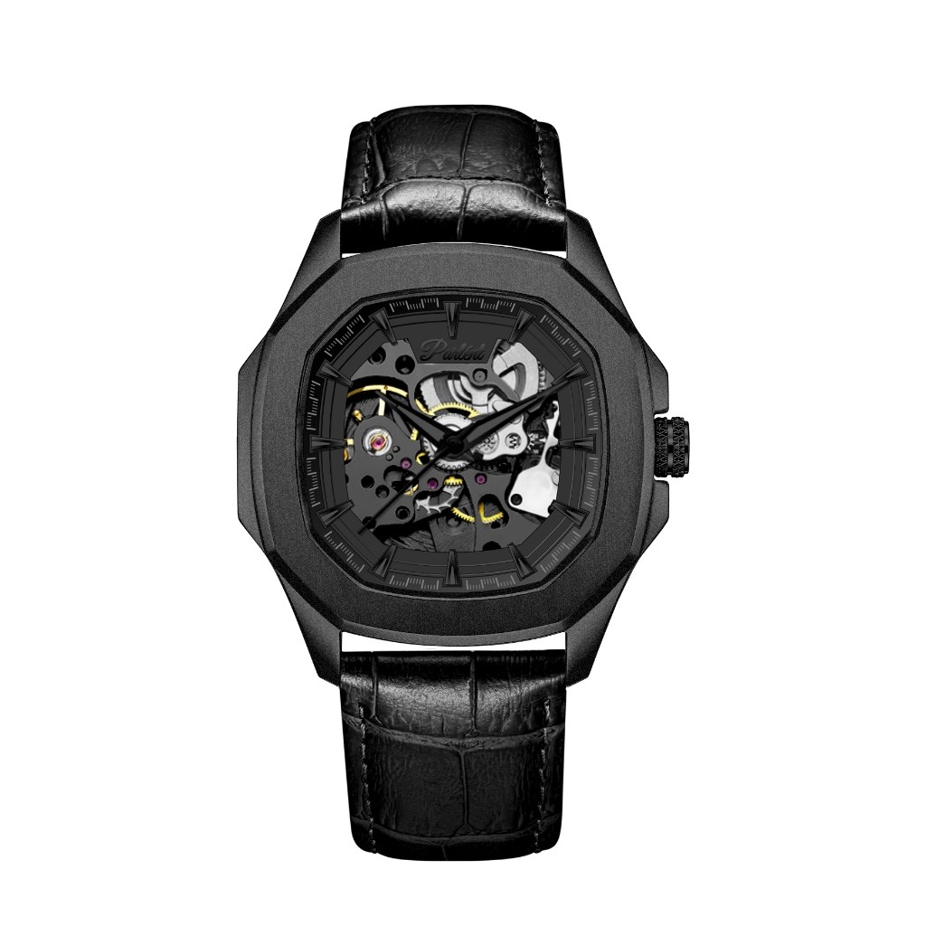 Parlent Gallant Phantom - Jam Tangan Pria 42mm, Automatic Movement, Waterproof 5ATM (50M), Stainless