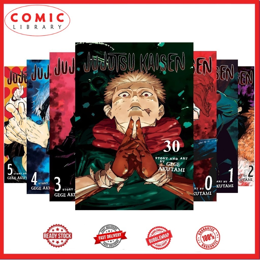 Manga Jujutsu Kaisen, Vol 0-30  (English)