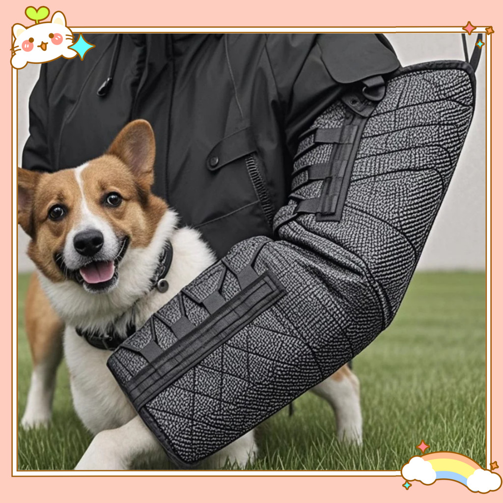 Dog Bite Sleeve Bite Resistant Sleeve Thick Padded for Meum and Large Dogs Dog Training Arm Sleeve M