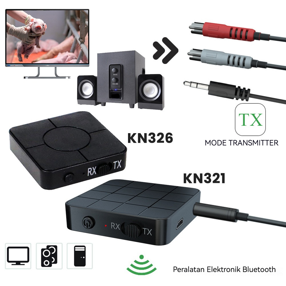 COD 2 in 1 Audio Bluetooth Transmitter & Receiver - KN321 & KN326