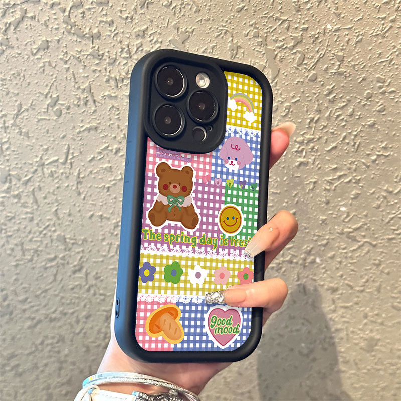 SS2614 beruang untuk case oppo A3X A3 A3s A16 A18 A38 A60 A54 A5s A15 A17 A17k A53 A57 A77s A5 2020 