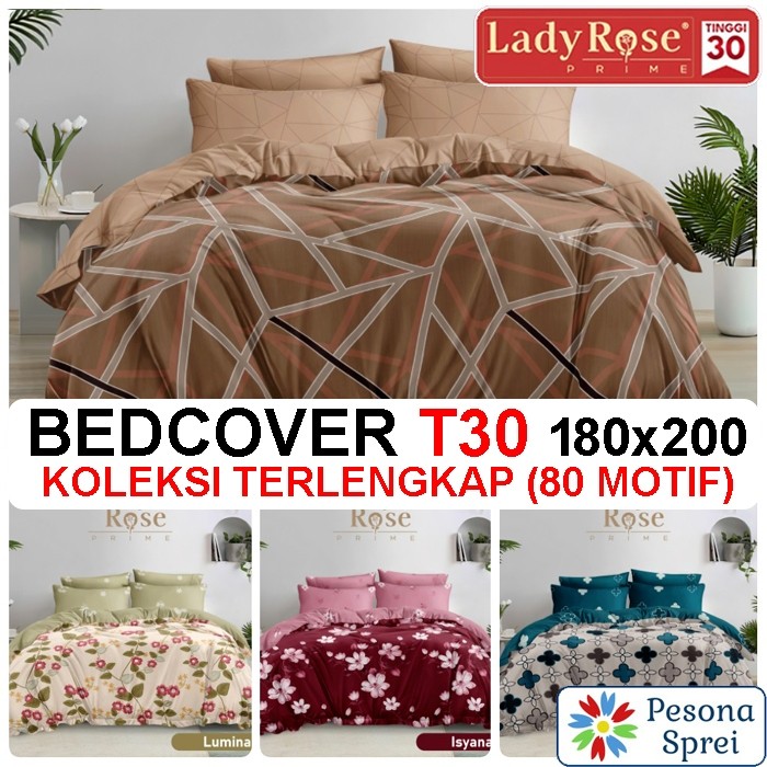 BEDCOVER LADY ROSE 180x200 / BEDCOVER LADY ROSE KING