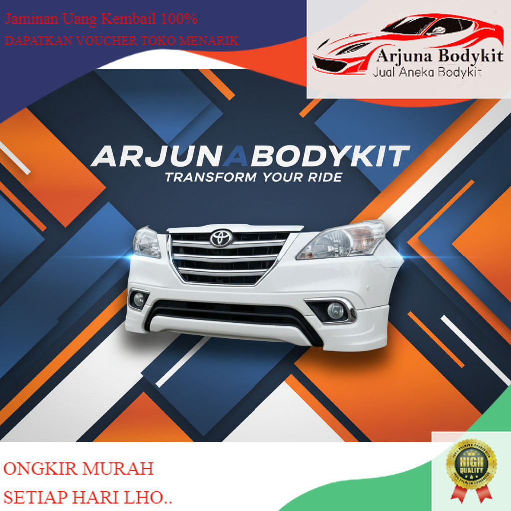 Aksesoris bodykit kijang innova 2013-2015 innova luxury 2013 2014 2015