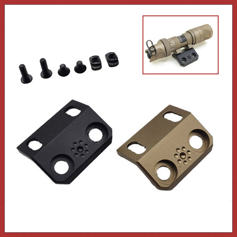 M300/M600 Tactical Lashlight Mount C Base Metal Offset Scout Mount Quick Deta Rail Mount For Mlok Ra