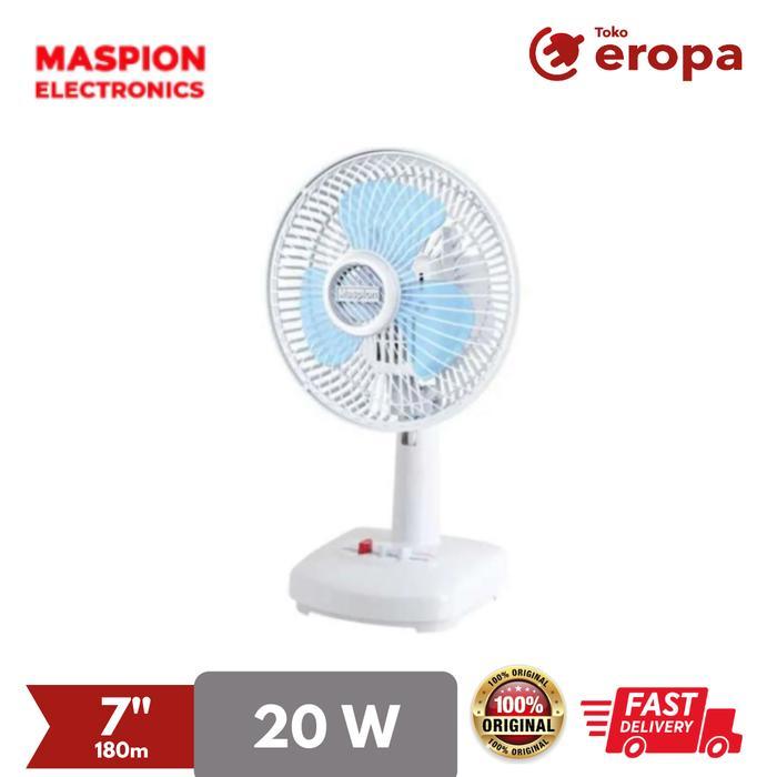 Kipas Angin Meja / Mini / Duduk Deskfan 7 Inch MASPION F 18D
