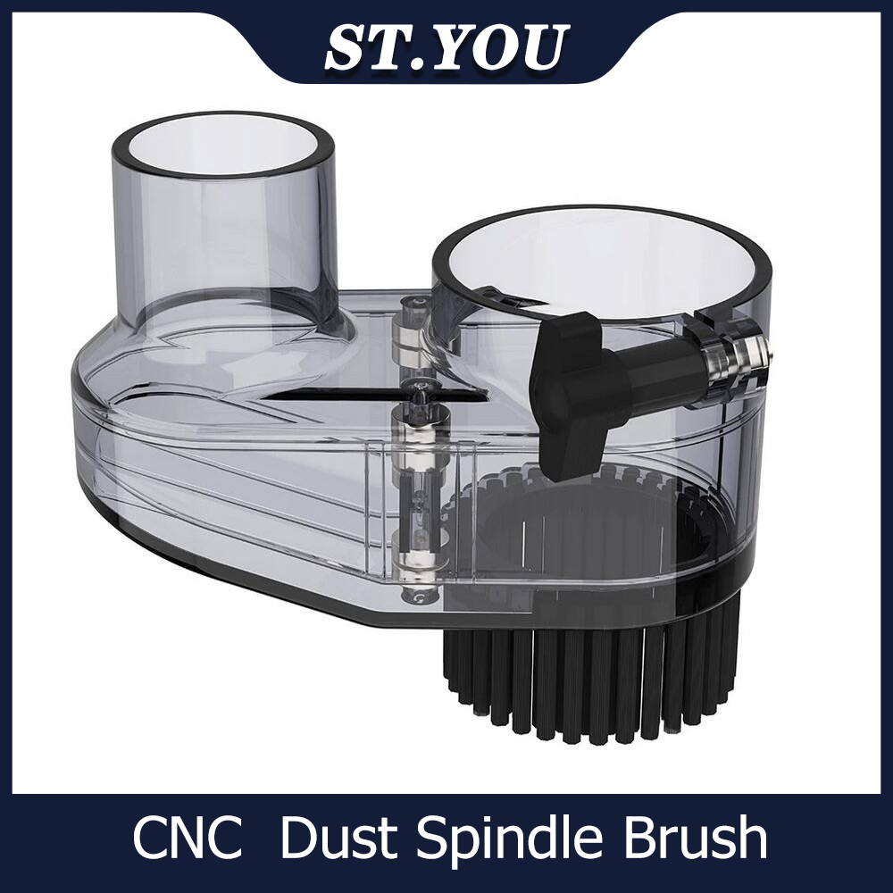 CNC Dust Shoe Spindle Brush 52mm 45mm Dust Cover for CNC 3018 Engraving Machine Spindle Motor Woodwo