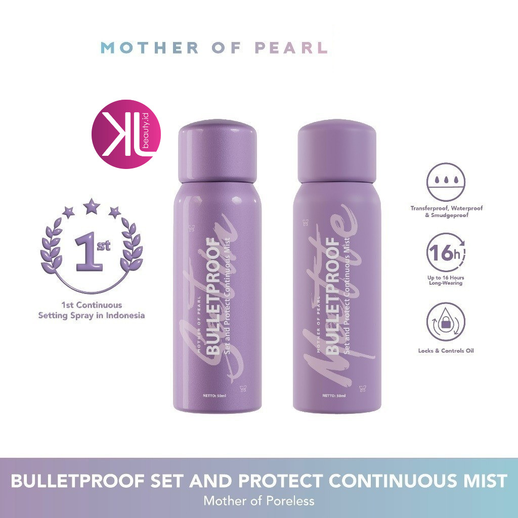 MOP - Bulletproof Set and Protect Continuous Mist Setting Spray Matte Satin 50ml