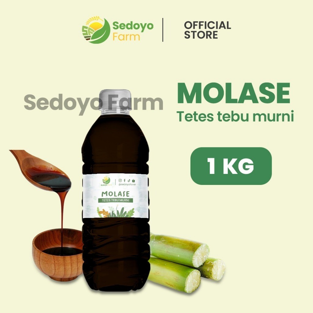 Molase Tebu Asli 1 Kg | Tetes Tebu Berkualitas Terlaris