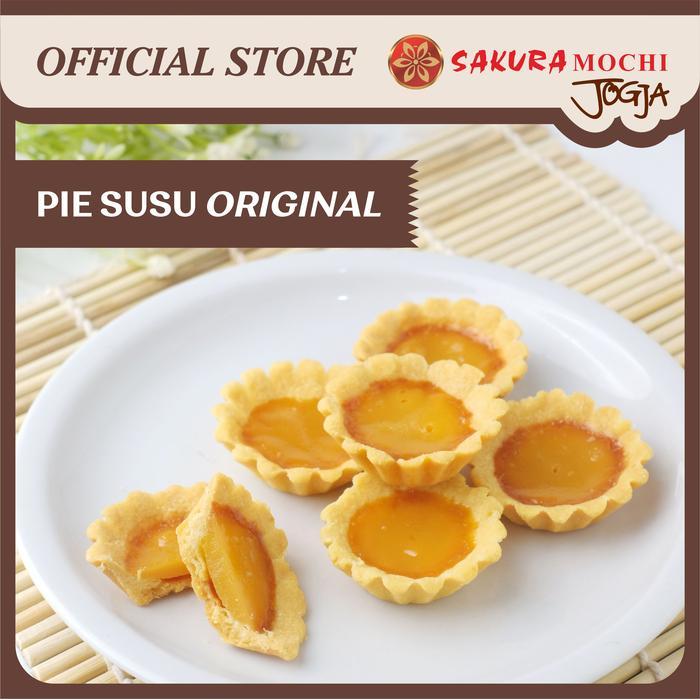 Pie Susu Sakura Mochi | isi 18 | Oleh Oleh Jogja - original