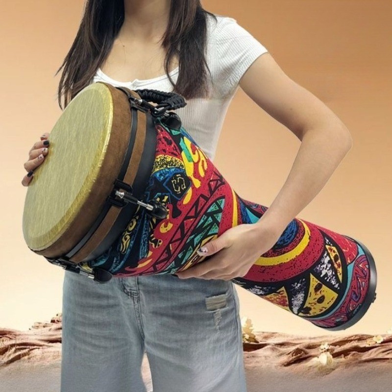 12 Inch African Drum Beginners Professional Playing Djembe Drum Portable PVC Djembe Drums African Pe