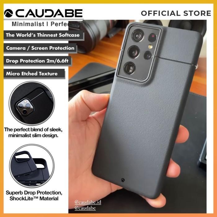 Original Caudabe Sheath Case Compatible With Compatible For Samsung Galaxy S21 Ultra 5G Soft Casing 