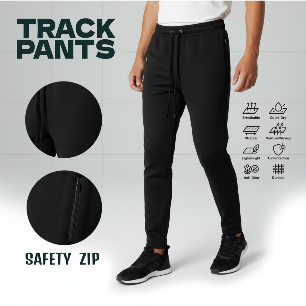 Celana Panjang Trackpant Olahraga Pria Wanita Dewasa Outfit Santai Kekinian Untuk Lari Gym