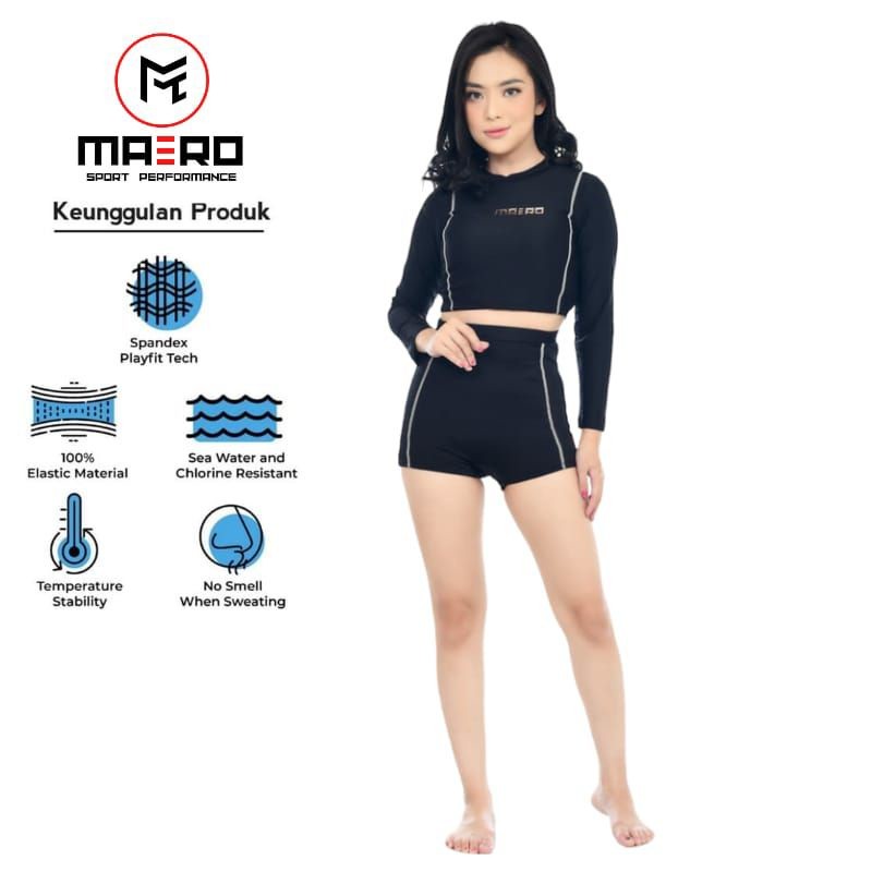 (HANUN01) BAJU RENANG WANITA DEWASA BAJU RENANG SEXY KODE EXOTIC GIRL