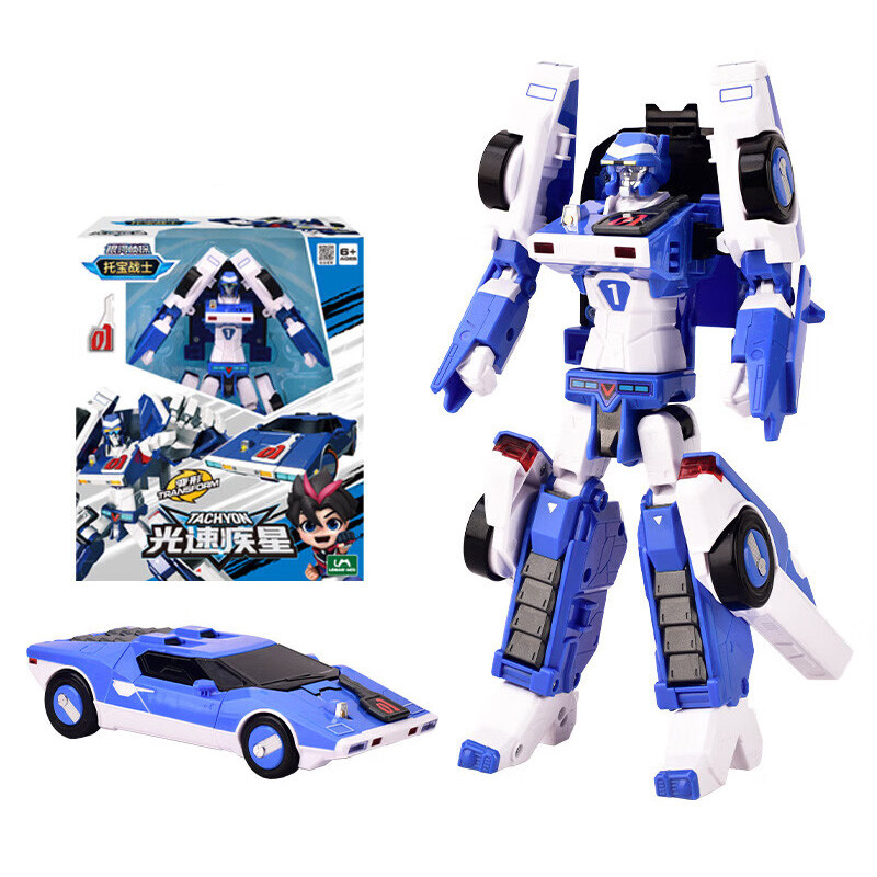 New Wild ief Tobot V Transforming Robot To Car Toy Korea Cartoon Brothers Anime Tobot Transformation