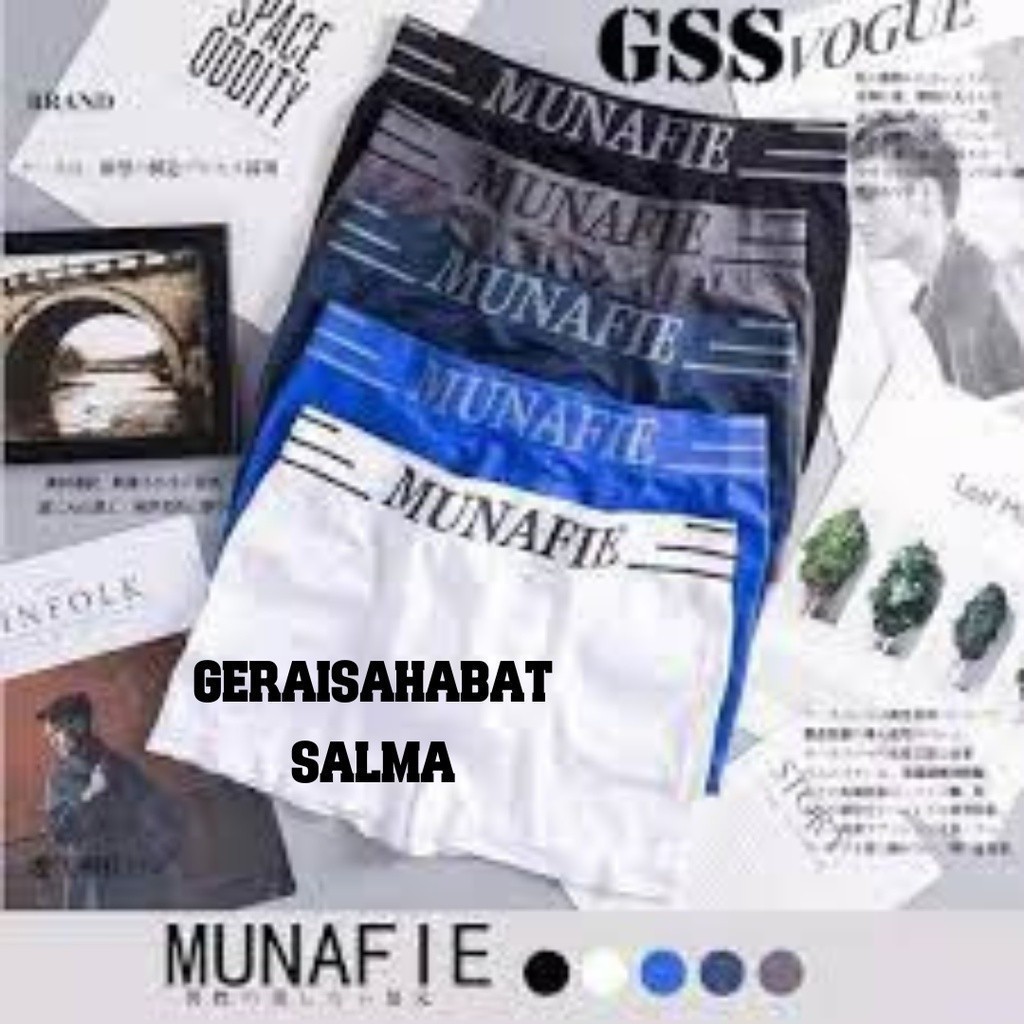CELANA DALAM PRIA BOXER PRIA CD PRIA GAIXIN 468 MUNAFIE ALL SIZE Boxer BXPM
