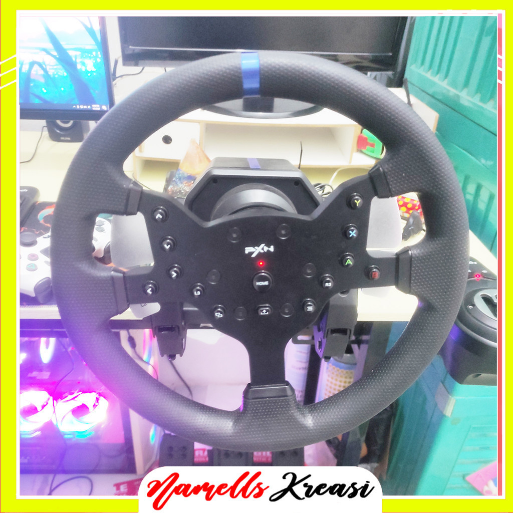 Steering Wheel Simulator Racing PXN V99 3.2nm force feedback bekas second Normal Mulus