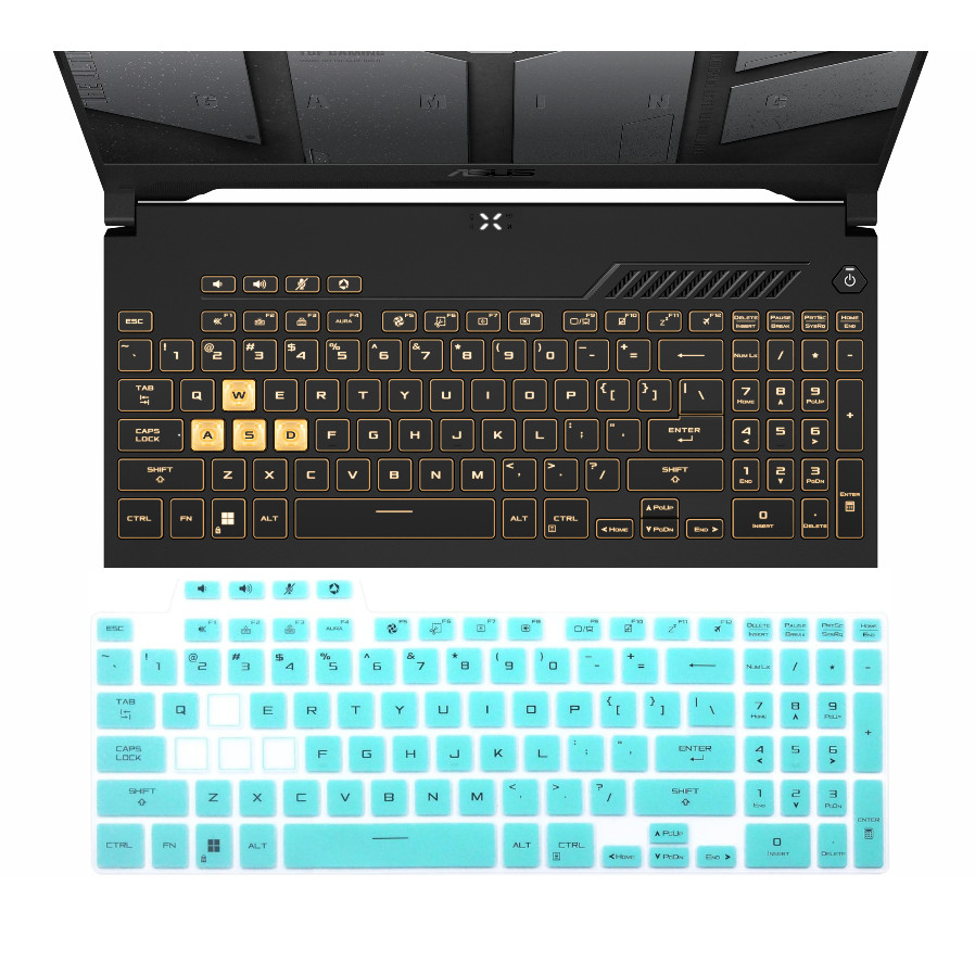 laptop Keyboard Cover for Asus TUF Dash 15 2023 2022 FX517 FX517Z FX517ZC FX517ZM FX517ZR FX517ZE AS