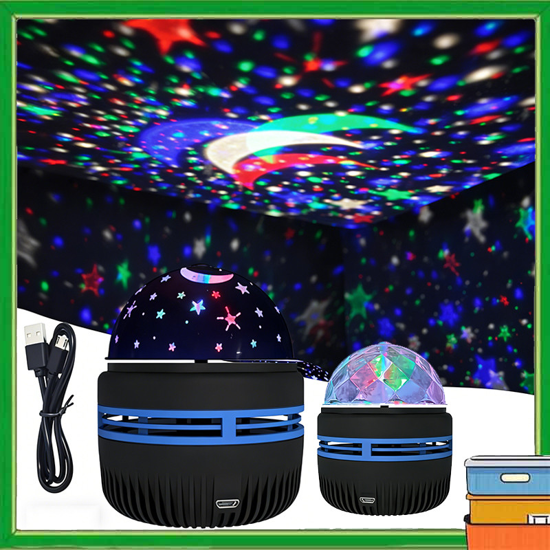 Lampu Proyektor Dengan Langit Lampu Proyektor Langit Tidur Malam Berbintang Lampu Malam Kristal Magi