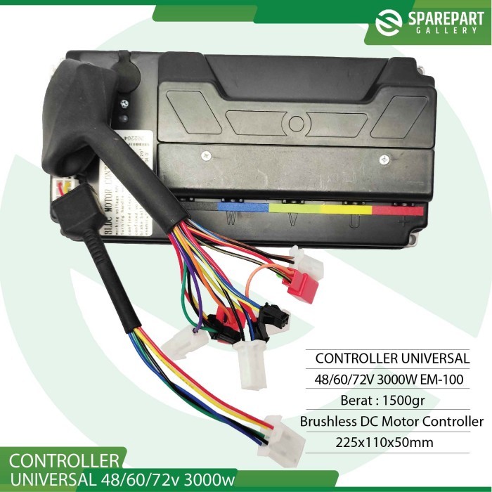 Paket Hub Dinamo Bldc Motor Listrik 48-72V 3000W Ring 14" (14Inch) Termurah