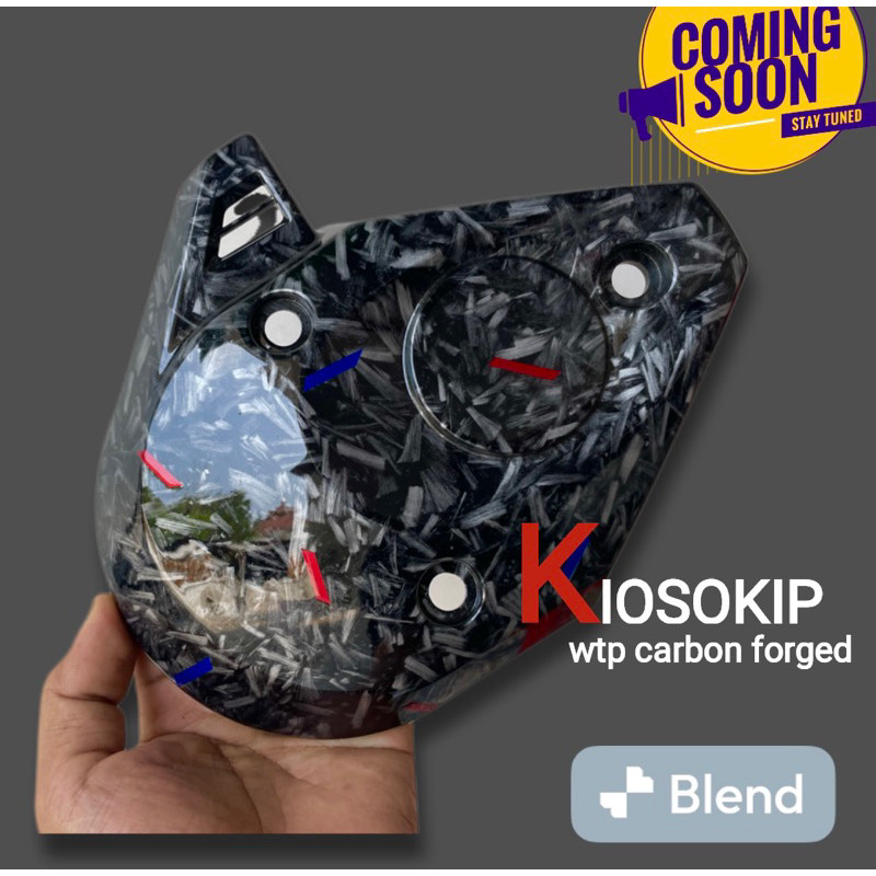 cap l scoopy new carbon forged Keongan scoopy new carbon forged