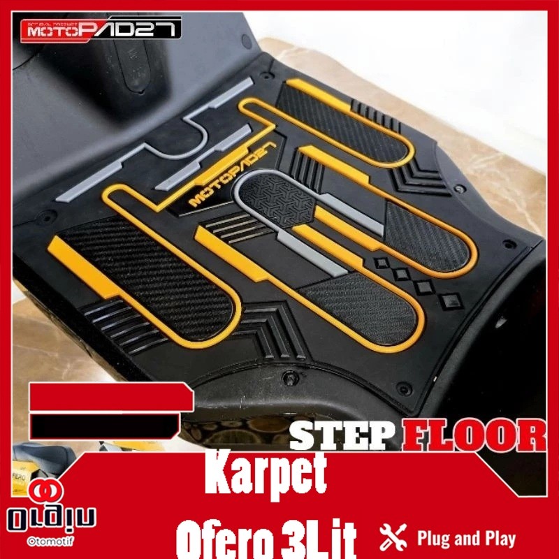 (sinar28) Karpet Pijakan kaki karpet ofero stareer 3 lit Max karpet Ofero stareer