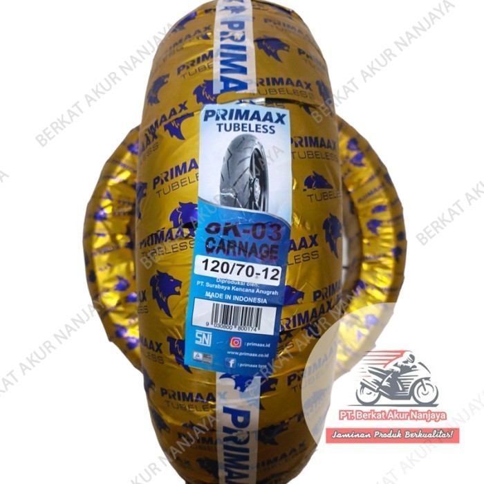 Ban primax sk03 120 70 12 Tubeless sk 03 Motor Scoopy
