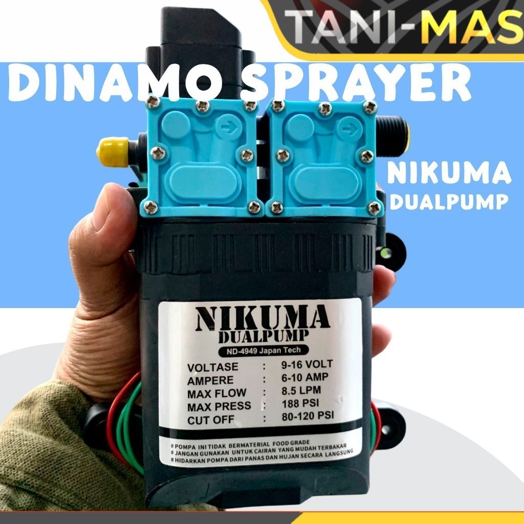 DINAMO POMPA DC DUALPUMP - NIKUMA 180 PSI ORIGINAL