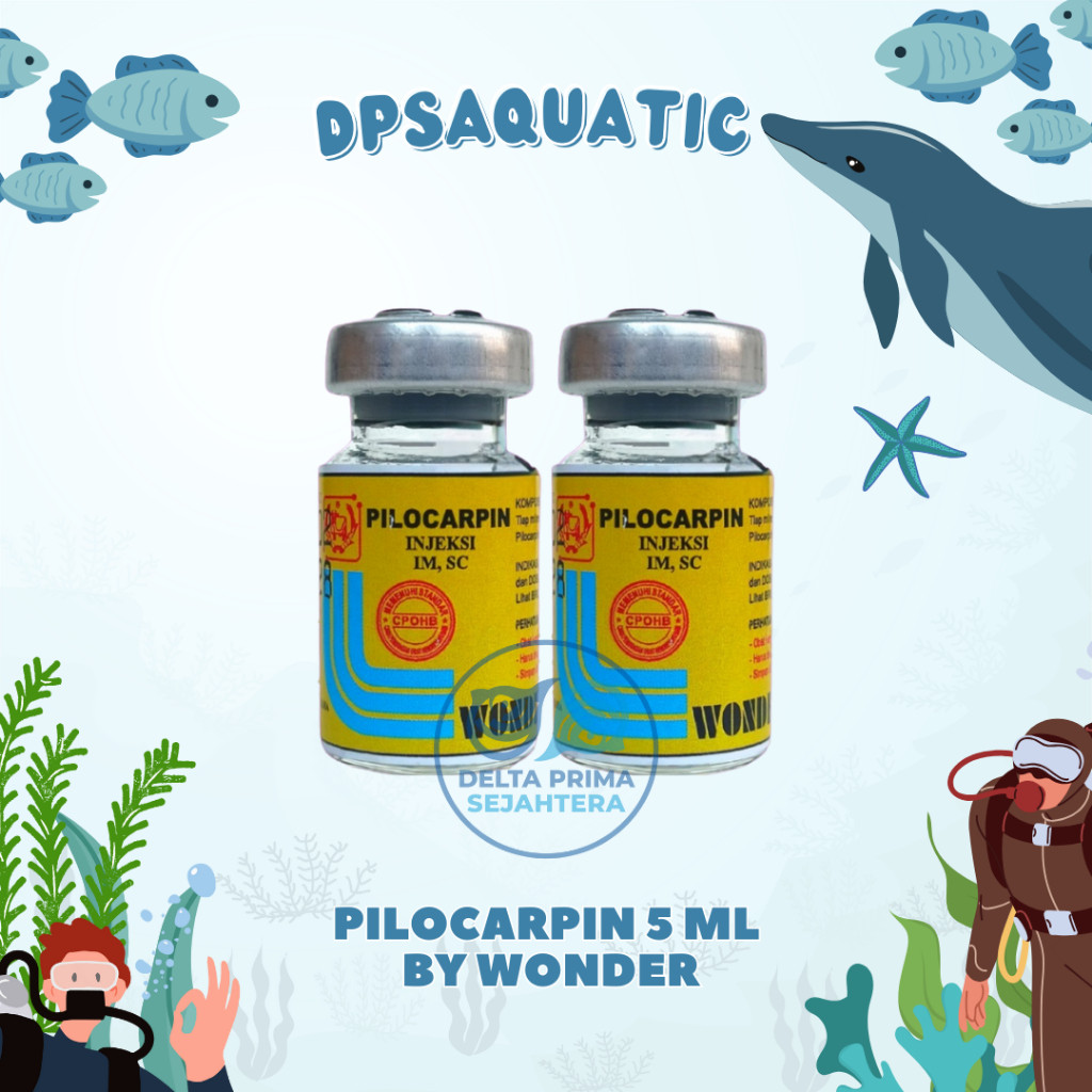 PILOCARPIN 5 ML BY WONDER - Untuk Kembung, Kolik Dan Hiperaktif Pada Hewan.
