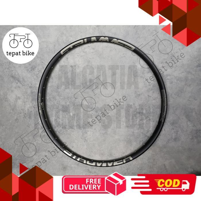 Velg Rims Strummer 27,5 29 XC28 32H MTB Tubeless Double Wall Alloy - 27.5" -alca